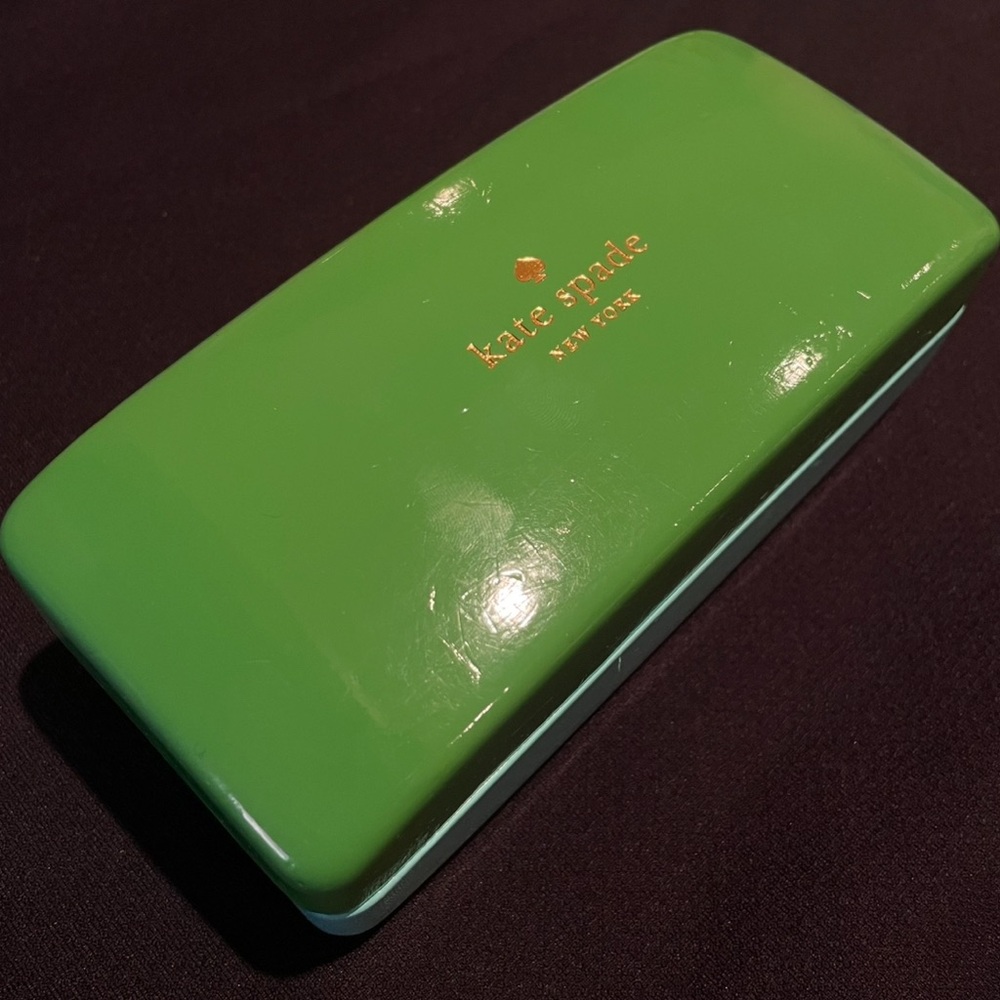 Kate Spade Vibrant Green Eyeglass Case